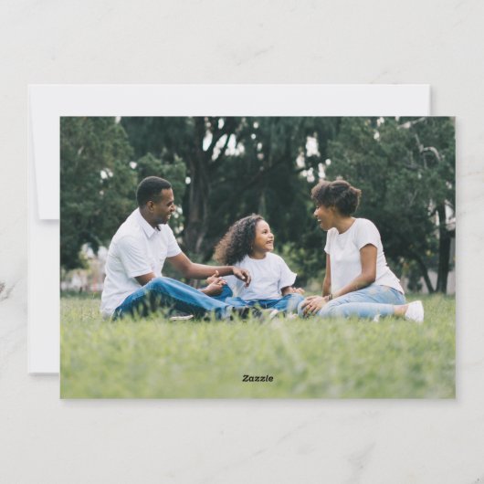 Cartes Pour Fêtes Annuelles Calendrier 2026 Modern Grey 2 Photo Bonne année (Dos)