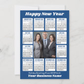 Cartes Pour Fêtes Annuelles Calendrier 2026 - Photo d'entreprise verticale (Devant)