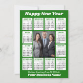 Cartes Pour Fêtes Annuelles Calendrier 2026 - Photo d'entreprise verticale (Devant)