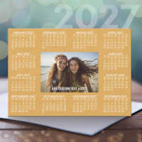 Calendrier 2027 - Photo et Texte Modernes
