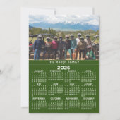 Cartes Pour Fêtes Annuelles Calendrier avec photo - Vue annuelle complète (Devant)