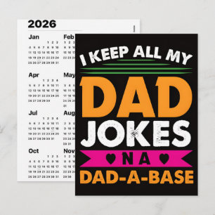 Cartes Pour Fêtes Annuelles Calendrier de l'Avent Blagues de Papa 2026 Compte