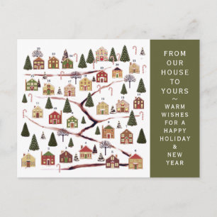 Cartes Pour Fêtes Annuelles Calendrier de l'Avent de Noël