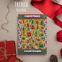 Calendrier de l'Avent de Noël pour Bouledogue Fran