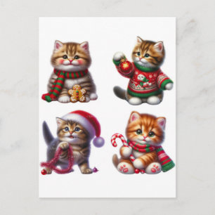 Cartes Pour Fêtes Annuelles Calendrier de magie de Noël pour chats édition déc