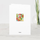 Cartes Pour Fêtes Annuelles Calendrier de Noël (Dos)