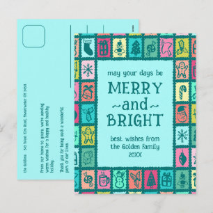 Cartes Pour Fêtes Annuelles Calendrier de Noël Fantaisiste Personnalisé