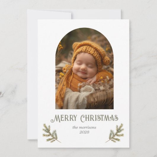 Cartes Pour Fêtes Annuelles Calendrier de Noël rustique Woodland (Devant)