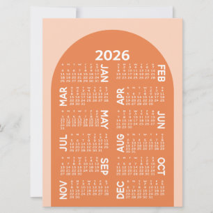 Cartes Pour Fêtes Annuelles Calendrier - peut télécharger mod arch rétro coral