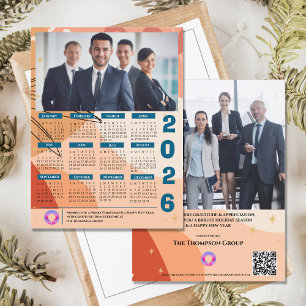 Cartes Pour Fêtes Annuelles Calendrier photo de l'entreprise Logo de l'entrepr