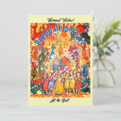 Cartes Pour Fêtes Annuelles Calennig Nouvel An (Debout devant)