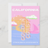 Californie, Travel Art, Preppy
