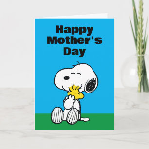 Cartes Pour Fêtes Annuelles Câlin de fête des mères Peanuts