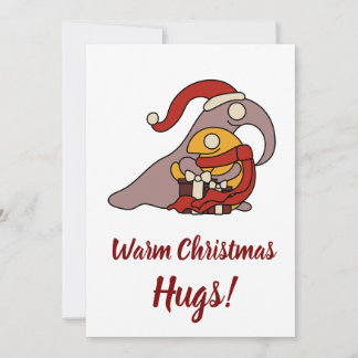 Cartes Pour Fêtes Annuelles Câlins chauds de Noël