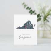 Cartes Pour Fêtes Annuelles Câlins et baisers de Virginie (Debout devant)