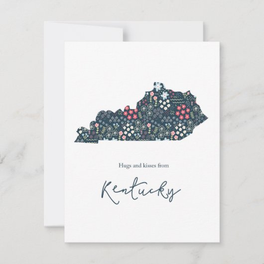 Cartes Pour Fêtes Annuelles Câlins et baisers du Kentucky (Devant)