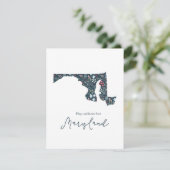 Cartes Pour Fêtes Annuelles Câlins et baisers du Maryland (Debout devant)