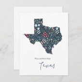 Cartes Pour Fêtes Annuelles Câlins et baisers du Texas (Devant / Derrière)