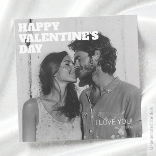 Cartes Pour Fêtes Annuelles Câlins et bisous Joyuse Saint-Valentin Photo de co