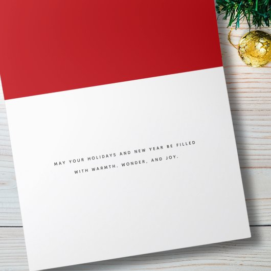 Cartes Pour Fêtes Annuelles Calligraphie botanique Joyeux Noël Non photo