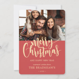 Cartes Pour Fêtes Annuelles Calligraphie Classique Joyeux Noël Photo
