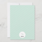 Cartes Pour Fêtes Annuelles Calligraphie de feuillage bleu rustique à main lev (Dos)