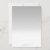 Cartes Pour Fêtes Annuelles Calligraphie de paix céleste moderne (Dos)