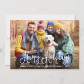 Cartes Pour Fêtes Annuelles Calligraphie moderne amusante Joyeuses vacances Ph (Devant)