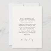 Cartes Pour Fêtes Annuelles Calligraphie moderne Happy Kwanzaa photo (Dos)