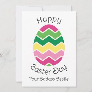 Cartes Pour Fêtes Annuelles Calligraphie moderne simple Joyeux Pâques à des am