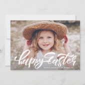 Cartes Pour Fêtes Annuelles Calligraphie moderne superposer une joyeuse photo  (Devant)