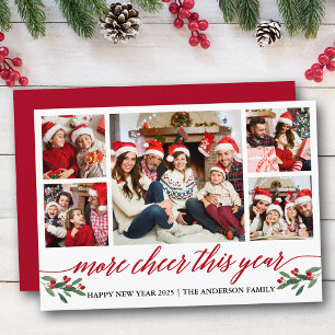 Cartes Pour Fêtes Annuelles Calligraphie Plus Cheval Cette Année 5 Photo Rouge