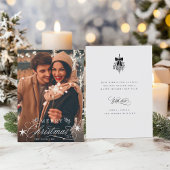 Cartes Pour Fêtes Annuelles Calligraphie romantique Joyeux Noël Photo Appartem