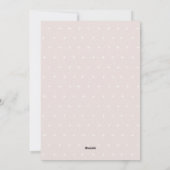 CARTES POUR FÊTES ANNUELLES CALLIGRAPHIE ROSE ROSE BLANC DOUX MARIÉ MERRIELLEM (Dos)