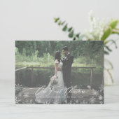 Cartes Pour Fêtes Annuelles Calligraphie Script First Christmas Newlyly (Debout devant)