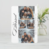 Cartes Pour Fêtes Annuelles Calligraphy Blessed 4 Photo Religious Christmas (Debout devant)
