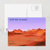 Cartes Pour Fêtes Annuelles Calme du désert (Devant / Derrière)