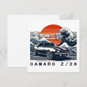 Cartes Pour Fêtes Annuelles Camaro Z28 1967 (Devant / Derrière)