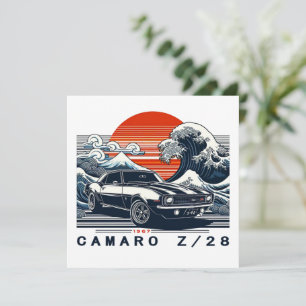 Cartes Pour Fêtes Annuelles Camaro Z28 1967