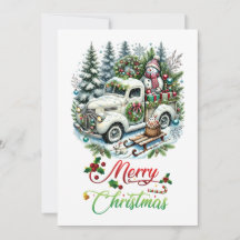 Camion de fête | Livraison de Noël vintage