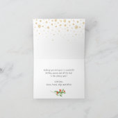 Cartes Pour Fêtes Annuelles Camion rouge rétro 4 PHOTO Noël Salutation pliée (Intérieur)