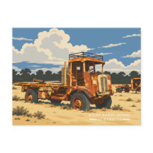 Camion Rustique Ancien Désert Stony de Sturt