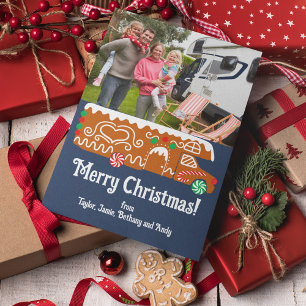 Cartes Pour Fêtes Annuelles Camion RV Gingerbread de classe C