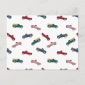 Cartes Pour Fêtes Annuelles Camions de ramassage Véhicules mignons Transport d (Devant)