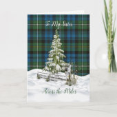 Cartes Pour Fêtes Annuelles Campbell Jacquard Ancienne Soeur Noël (Devant)