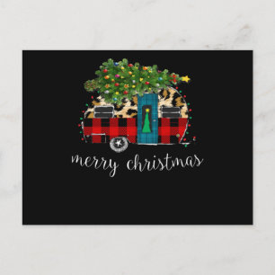 Cartes Pour Fêtes Annuelles Camping Camping Camping Camping Noël Buffalo