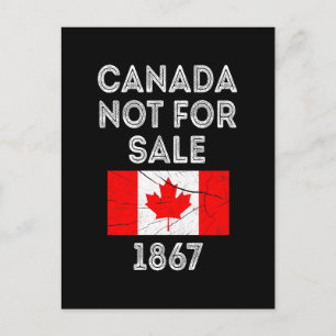 Cartes Pour Fêtes Annuelles Canada non à vendre - Fière et patriotique