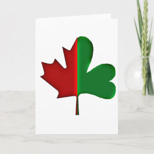 Cartes Pour Fêtes Annuelles Canadien irlandais