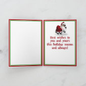 Cartes Pour Fêtes Annuelles Canard Elf Christmas - Père Noël Helper (Intérieur)