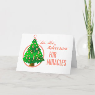 Cartes Pour Fêtes Annuelles Cancer utérin Miracles de Noël
